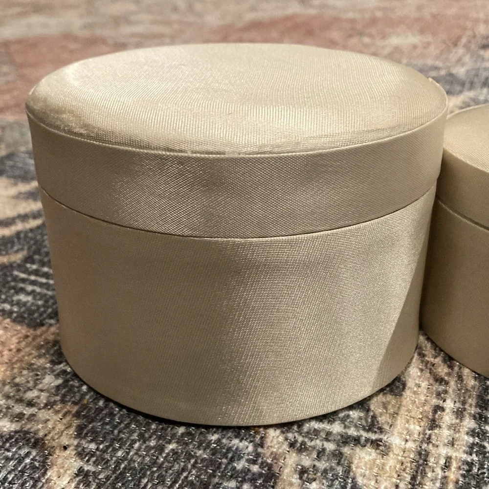 Set of 5 Satin Nesting Gift Boxes